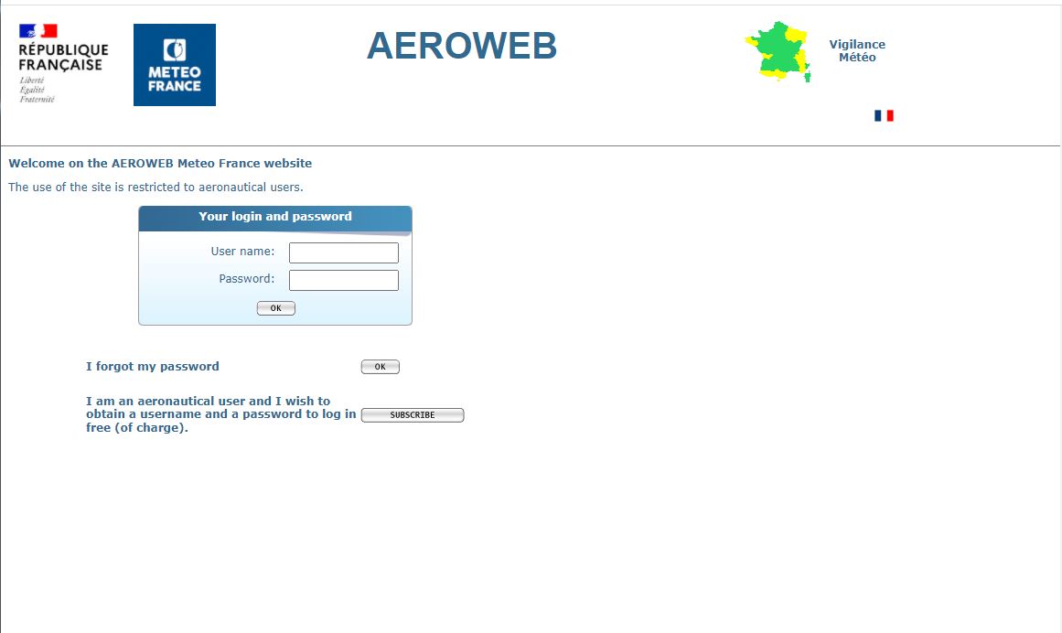 Site-Web-Aeroweb-login