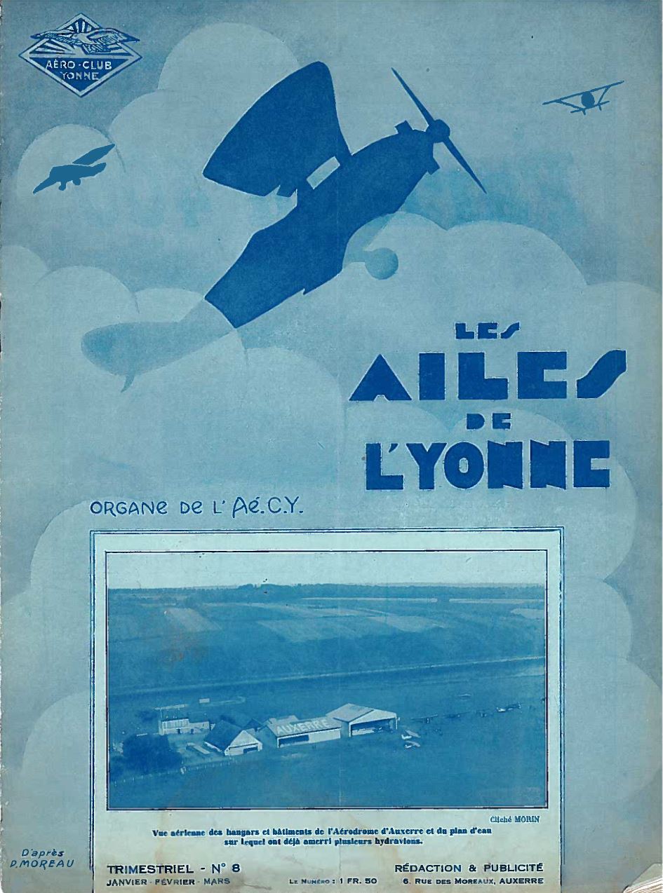 Auxerre 1934 vue aérienne